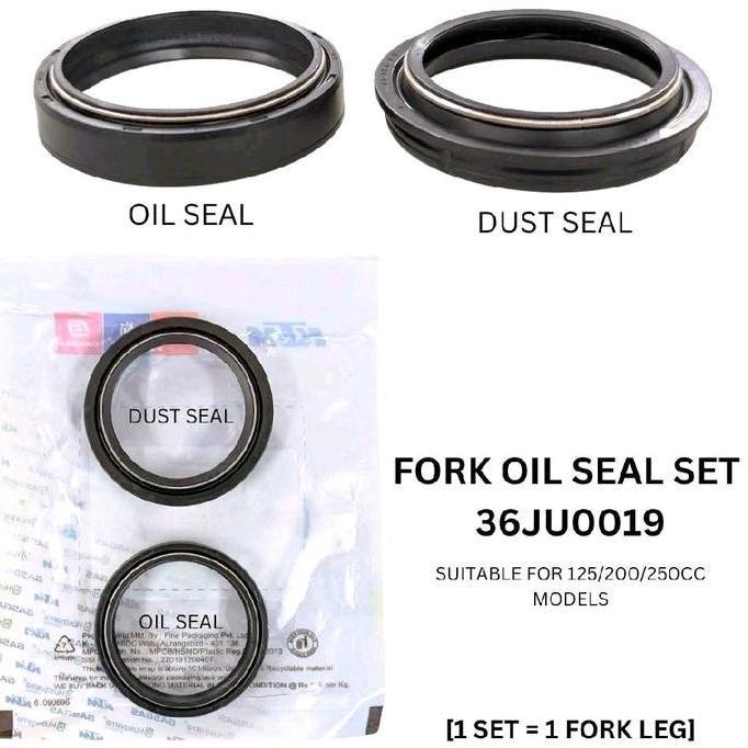 SEAL SHOCK KTM DUKE RC ADV 200 250 390 FORK OIL SEAL SET ORIGINAL KTM