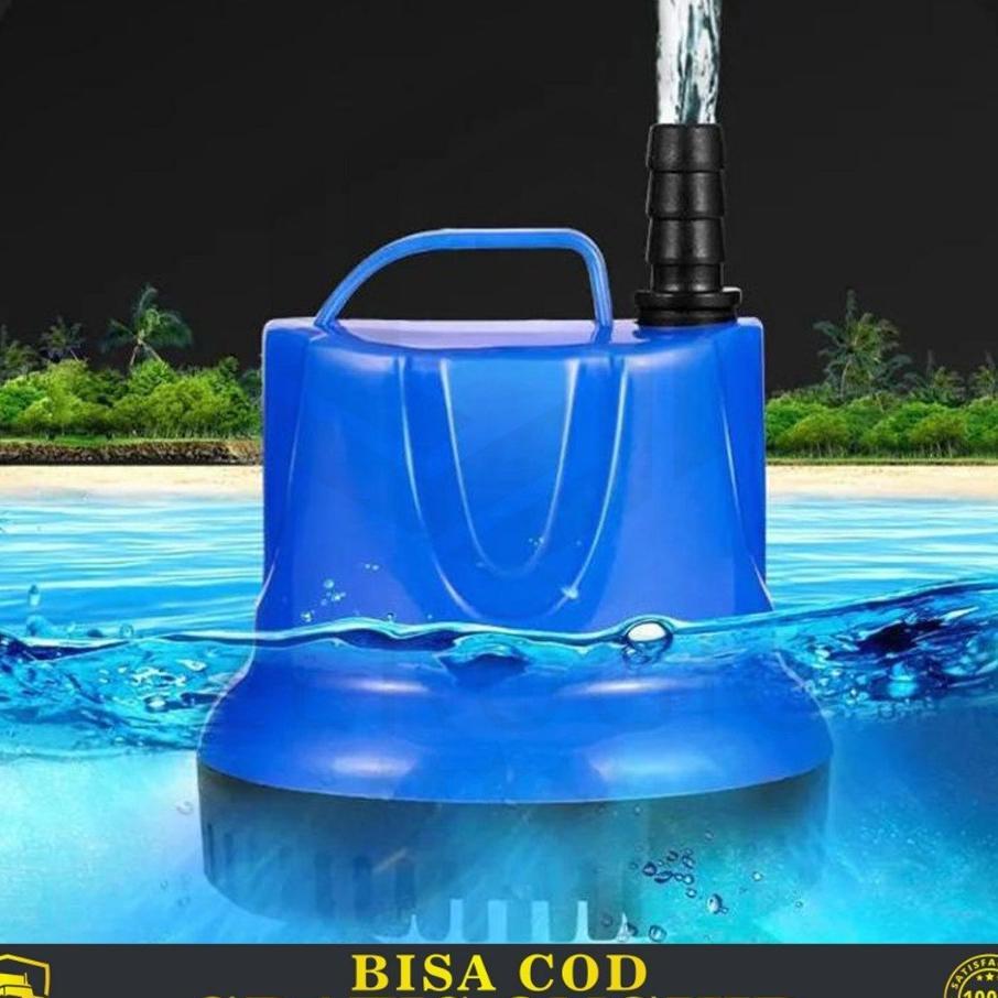 Pompa Air Mini Celup Akuarium Ikan Pump Filter Listrik Water Set 6W