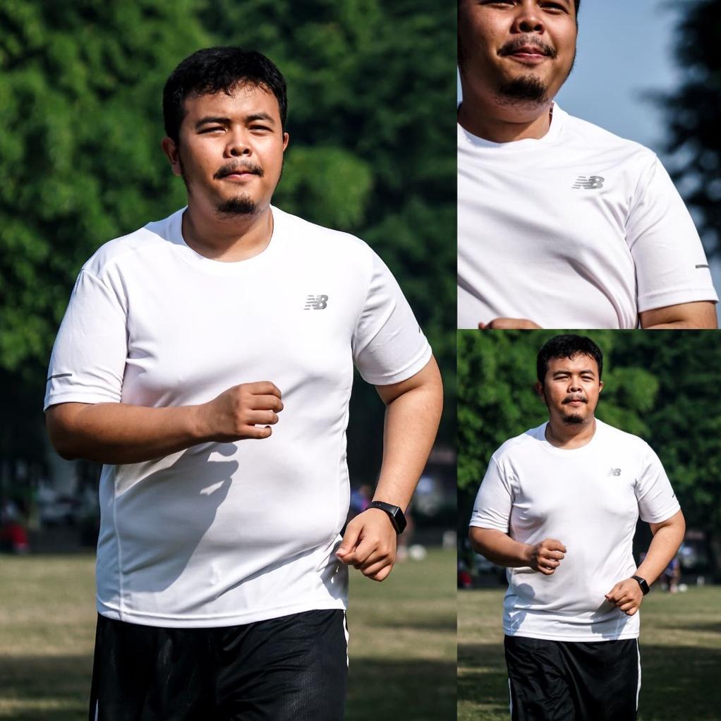 Kaos Olahraga Jumbo 04 Pria Running Tennis Atletik Gym Olahraga Jersey