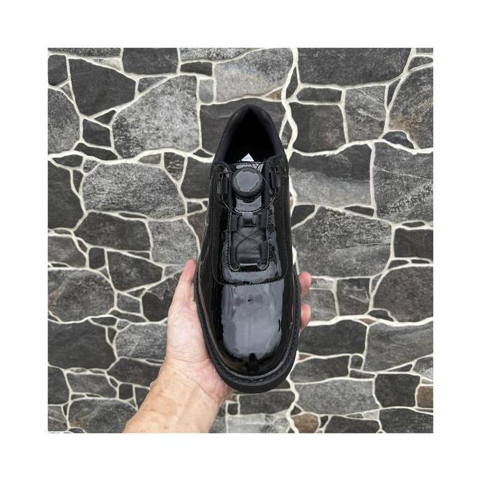Sepatu Dinas PDH Trav Traveller Kemhan Pendek Putar [ Dial / Knob ] Polri TNI Shoes
