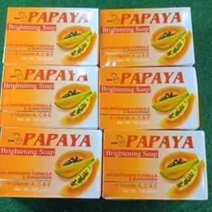 KECANTKAN BRIGHTENING SOAP PAPAYA BRIGHTENING SOAP+SUNSCREEN