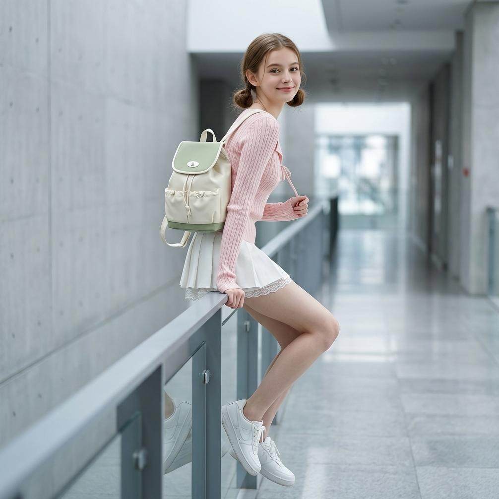 CUCI GUDANG BUZZBAG - Tas ransel sekolah korea tas aesthetic korean style sekolah tas sekolah tas la
