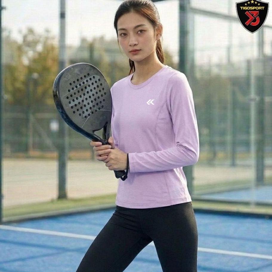 Jersey Olahraga Wanita Hijab Kaos Running Wanita Muslimah Jersey Badminton Wanita Lengan Panjang