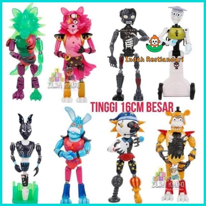 Mainan Fnaf Figure Five Nights At Freddy Security Breach