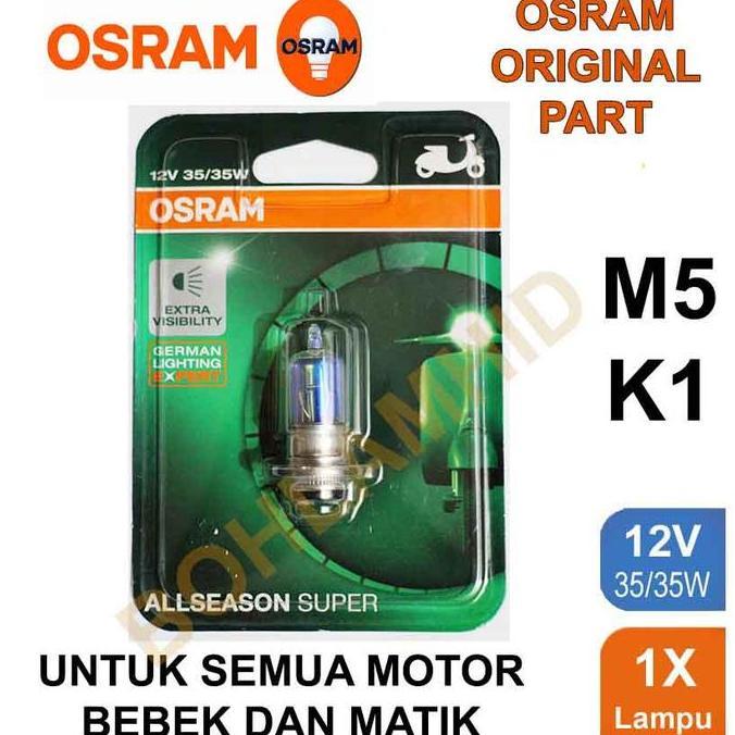 Lampu Motor OSRAM ALL SEASON SUPER SHOGUN 125 H6 M5 T19 35W