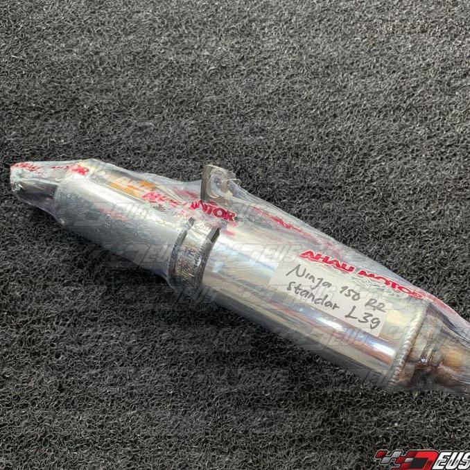Knalpot Ahau1 Ninja R / SS / RR Galvanis Plat Besi Standar / Ahau 1