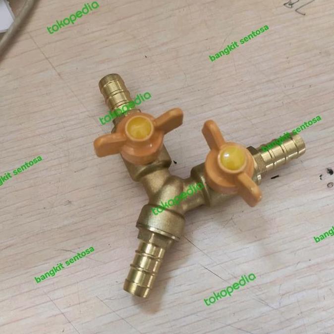 cabang stop kran selang gas/cabang 3/pararel selang gas