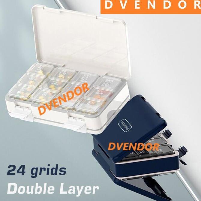 [DVENTORTOOL] Kotak Obat 7 Hari 1 Minggu Weekly Pill Box | Pill organizer travel case ringkas | Sing