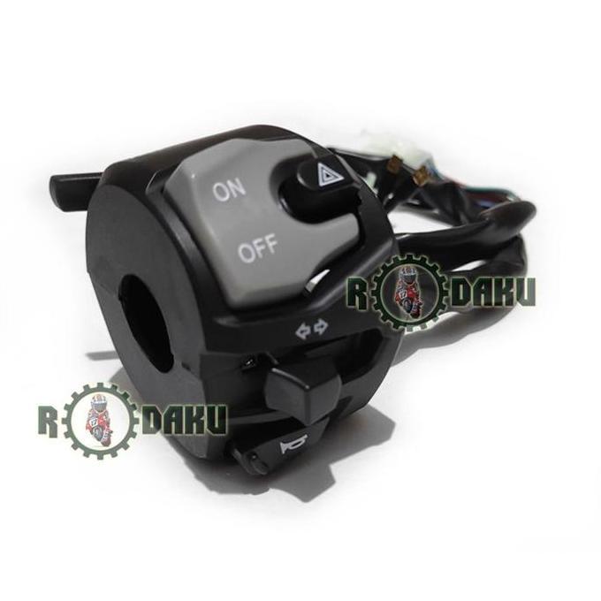 Saklar KIRI 5in1 Saklar ON OFF DIM HAZARD SEN KLAKSON Stang Motor UNIVERSAL