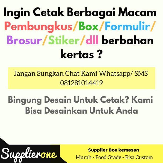 Tmpt- Dus Box Kemasan Roti Maryam, Kotak Roti Canai Maryam, Kemasan Roti