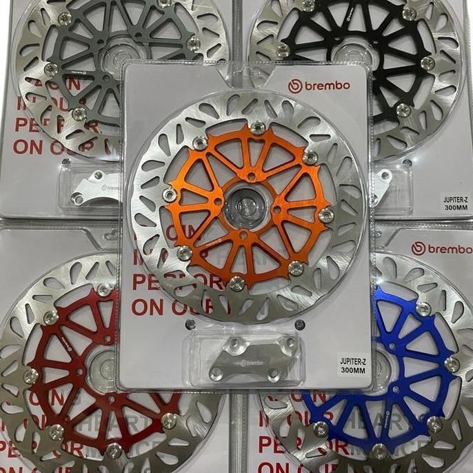 alamsyah- Piringan Cakram Disc Brembo model KTC Racing CNC Floting Stanless Jupiter Z KEMBANG 300mm 