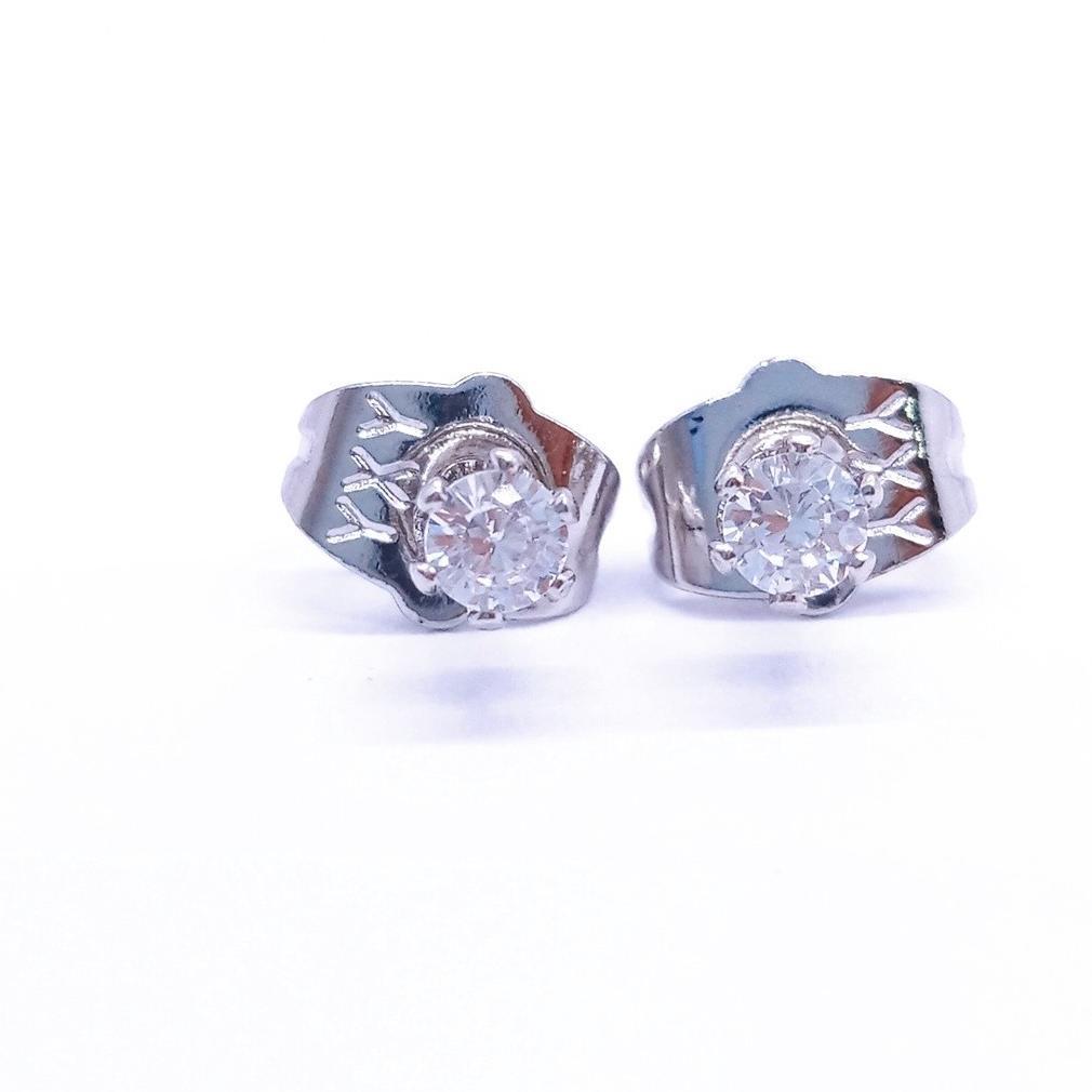READY STOCK Yaxiya Anting Anak / Bayi Lapis Emas Permata Perhiasan Imitasi 679