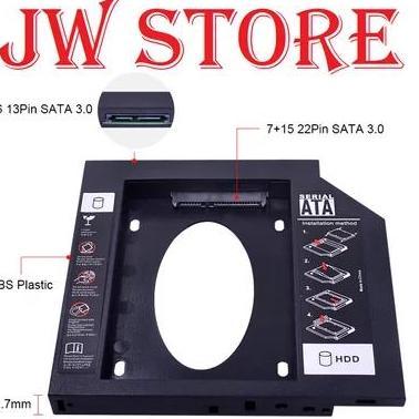 UNIVERSAL SATA 3.0 2ND HDD CADDY 12.7MM JWSS27