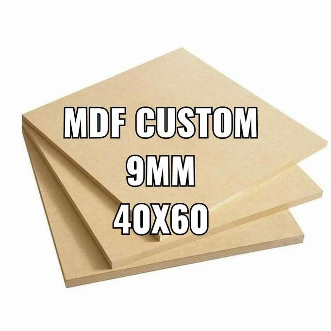 papan mdf 9mm 40x60
