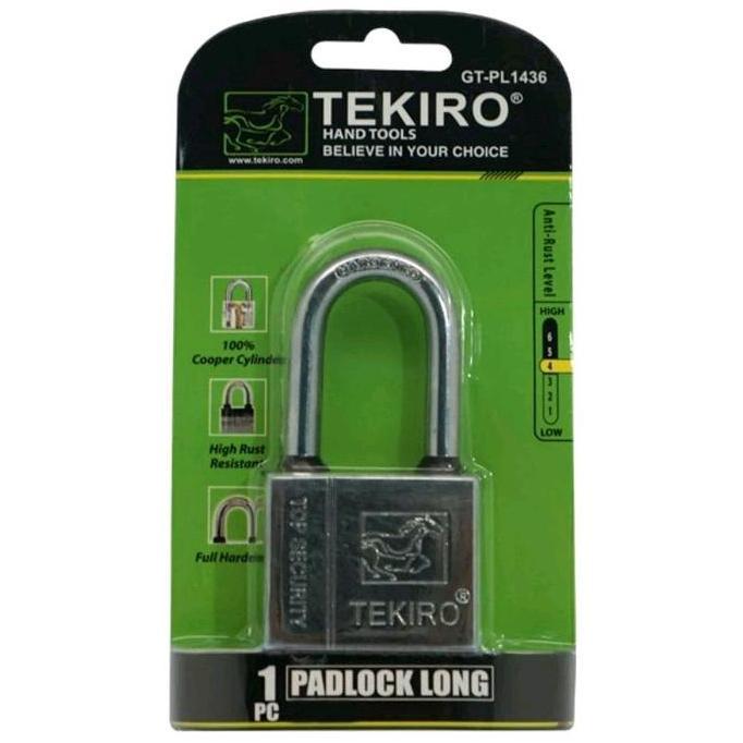 TEKIRO Gembok Leher panjang 40mm Gembok panjang tipe kotak tekiro original