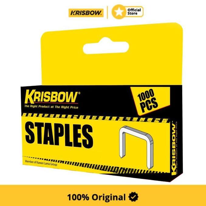 krisbow isi ulang staples 53/8 mm