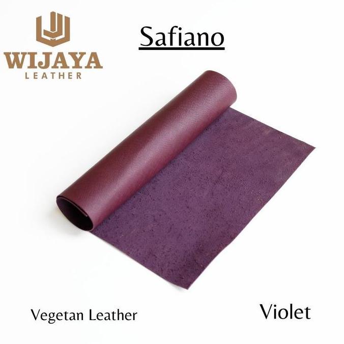 kulit sapi lembaran vegetan safiano violet color panel a3