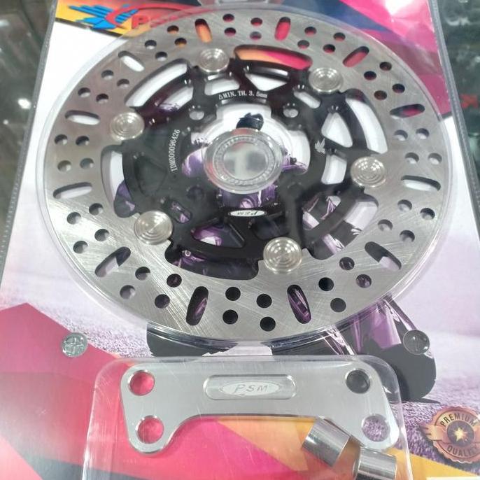 alamsyah- disc psm cnc floating 220mm mio smile/ piringan cakram psm 220 mio soul karbu/ Mio smile/ 
