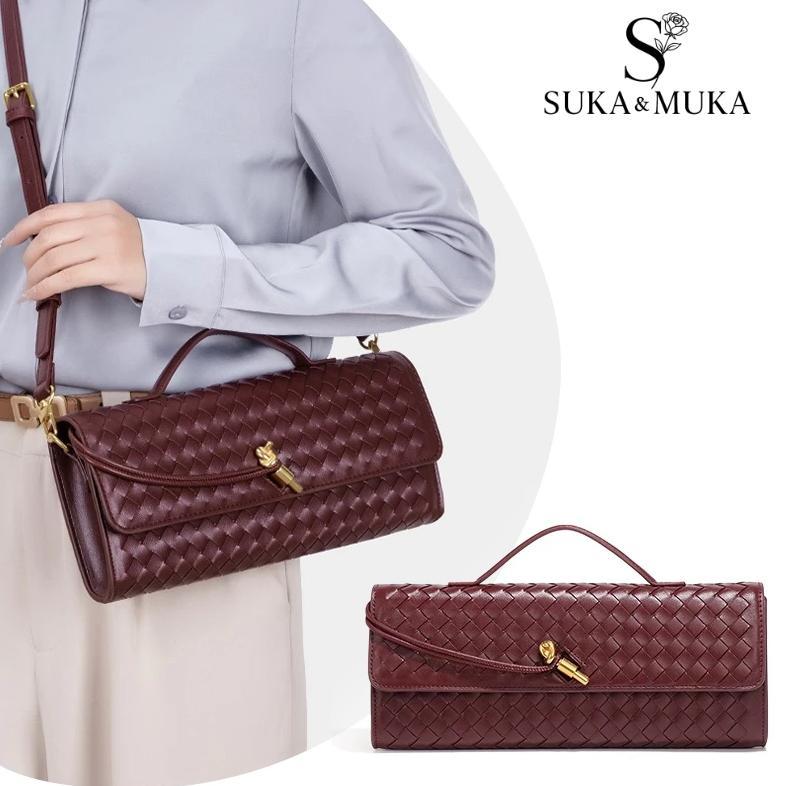 [30x12cm] Tas Bahu Besar Tas Premium Wanita Arrow Bag Largetas Woven Tas Tangan Anyaman Jodie Wanita
