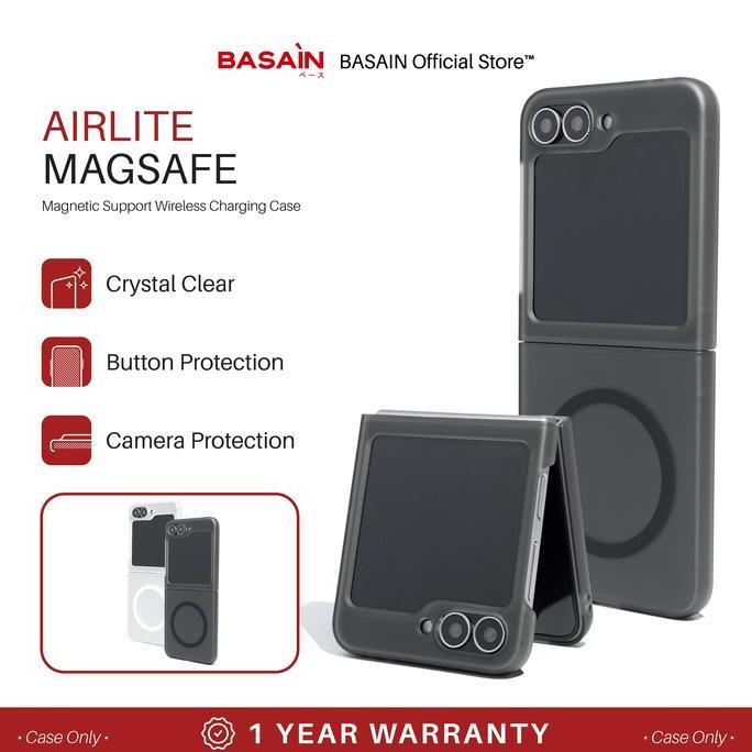 BASAIN Casing for Z Flip 4 Air LITE MagSafe Case