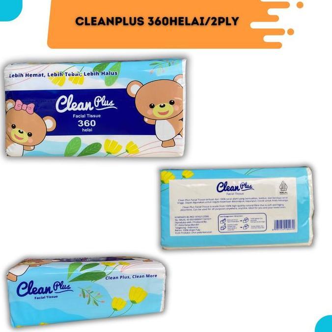 Tisu cleanplus 360 sheet PAKET 10 pcs - tisu murah - tisu wajah