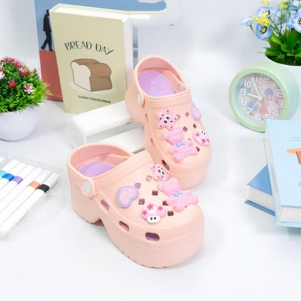 NEW DEALS sendal anak perempuan baim karakter beruang sendal anak cewek model kekinian sendal anak c