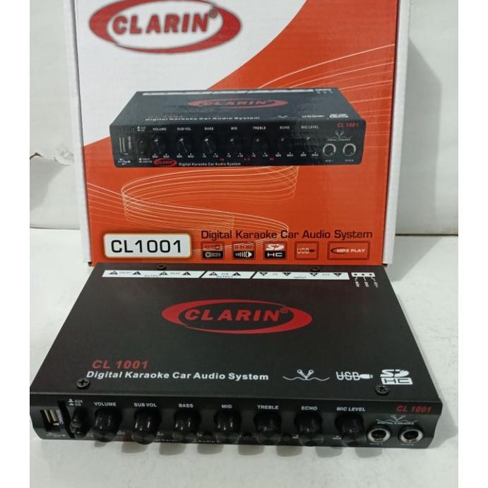 parametric equalizer CLARIN CL-1001 USB SD card karaoke