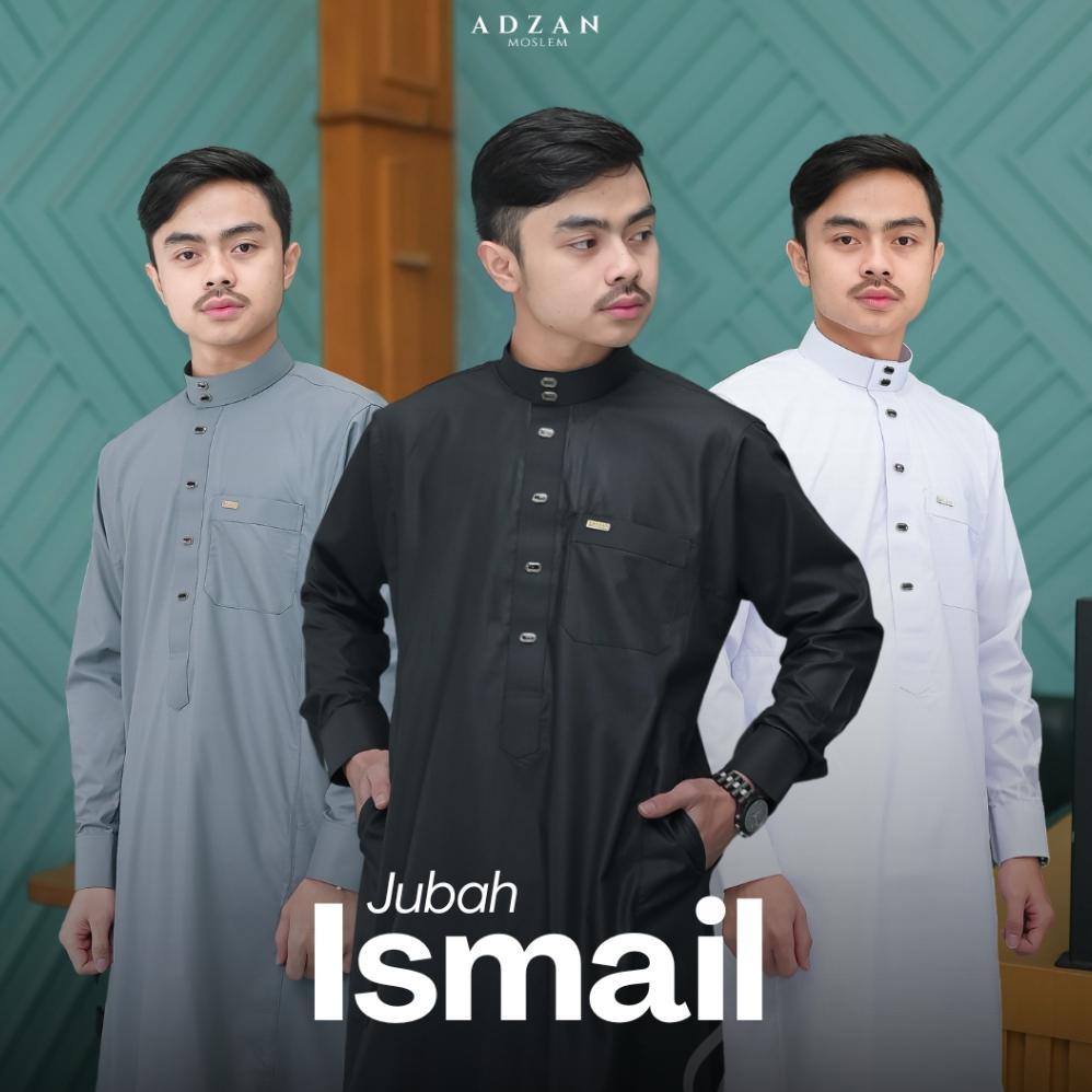 PROMO TERBARU ADZAN MOSLEM - JUBAH GAMIS THOBE SLIMFIT PRIA ISMAIL WARNA BIRU LANGIT