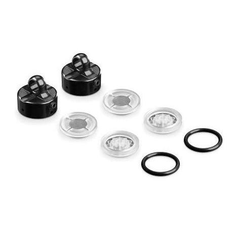 358057-K XRAY XB8/GT MULTI ADJ. 3-IN-1 ALU SHOCK CAP - SWISS 7075 T6 (2) TQRC27