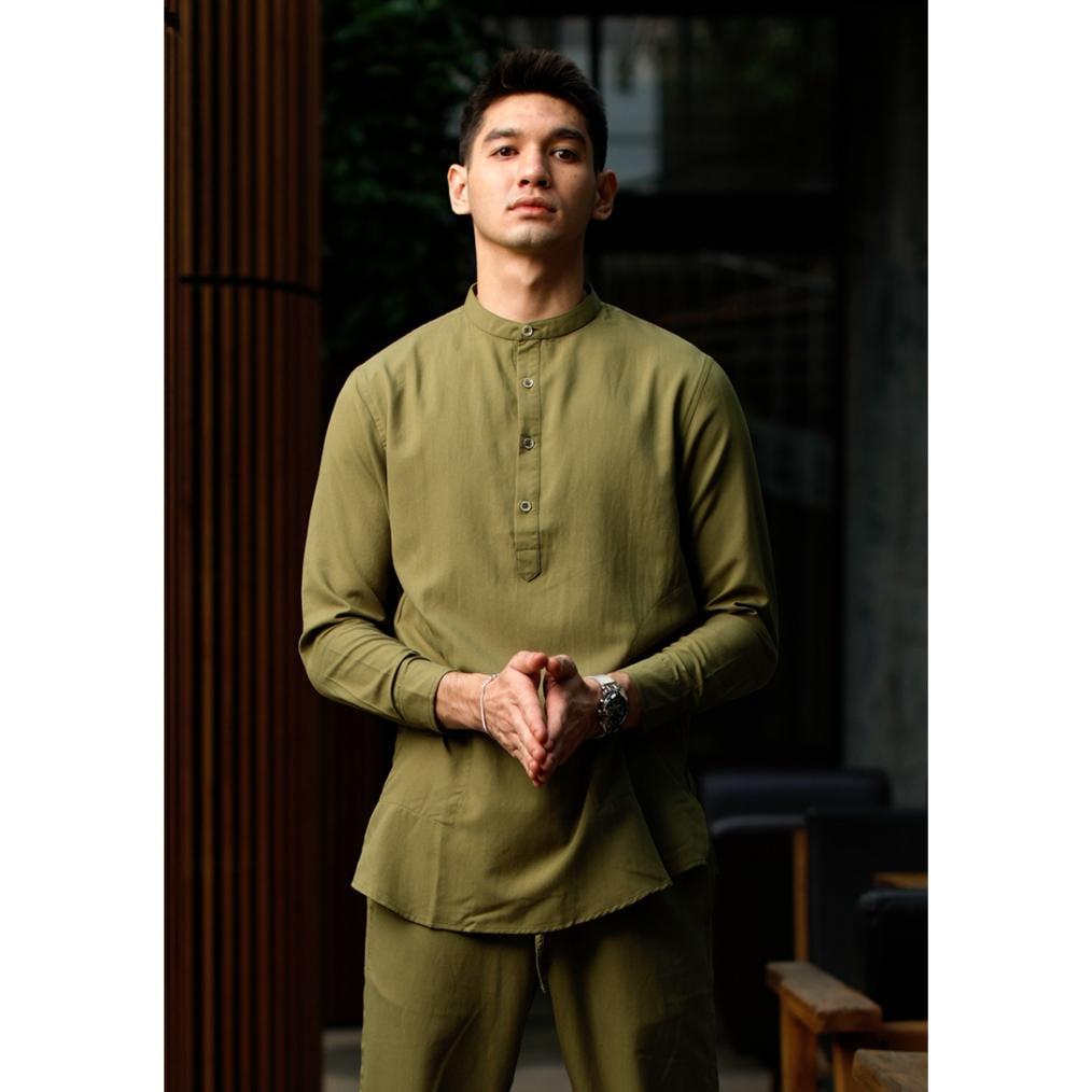 BEST DEALS OXCON Kemeja Setelan koko Kurta Moslem Wear