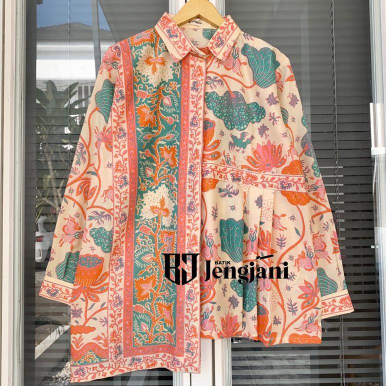 Blouse Batik Mahalini Premium