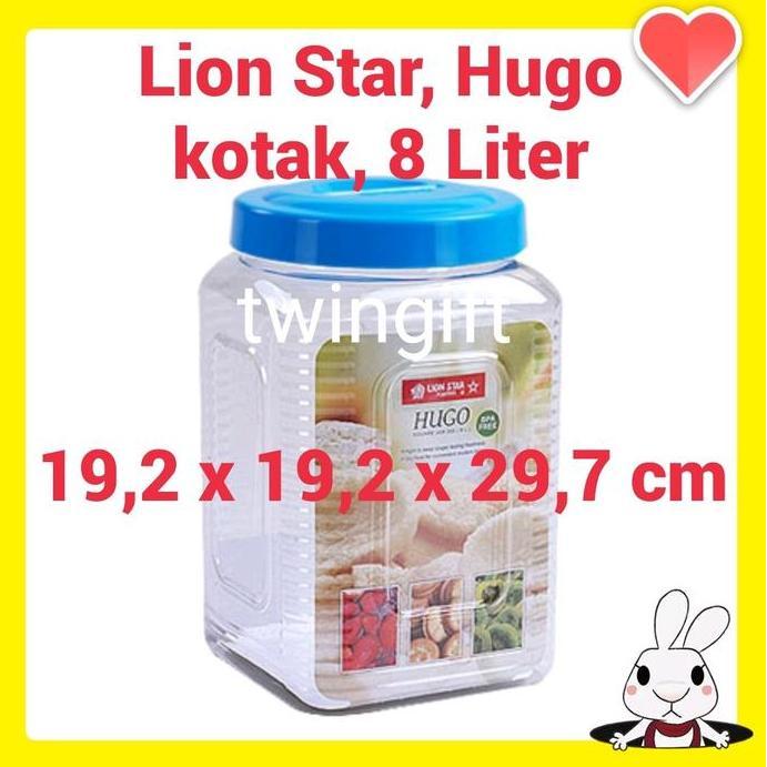 toples plastik kotak, Lion Star-hugo, 8  Liter