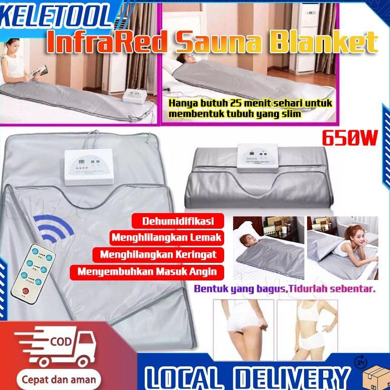 Hot Product Sauna Blanket 650W Heating Blanket Full Body Slimming Selimut Sauna Pengurus Buang Lemak