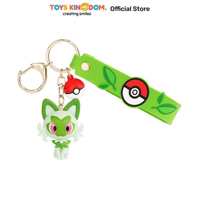 Toys Kingdom Funism Gantungan Kunci Sprigatito - Hijau Key Chain Penanda Kunci Serbaguna Key Ring Ac