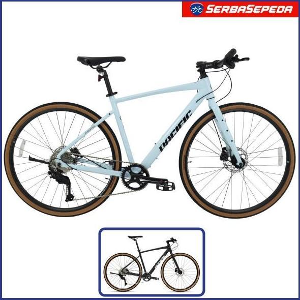 Pacific Rochester Pro Sepeda Hybrid 700C Frame Alloy 6061 Shimano Cues