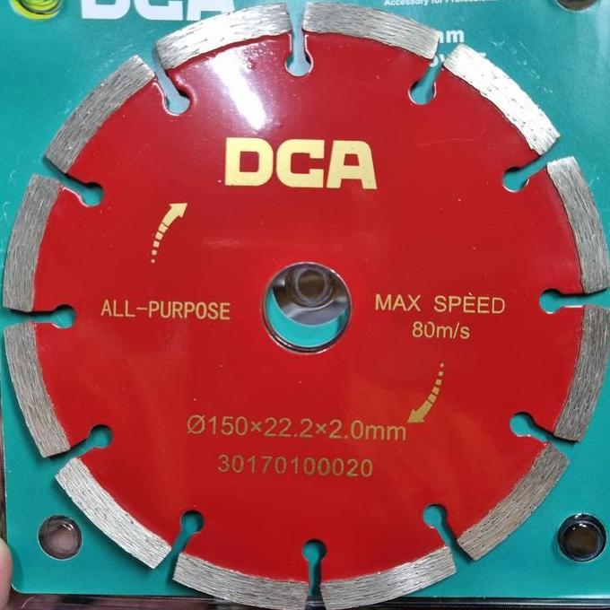 Update MATA POTONG BETON 6" DCA DIAMOND SAWBLADE DCA 6" DIAMOND POTONG BETON smt113 Segera Beli