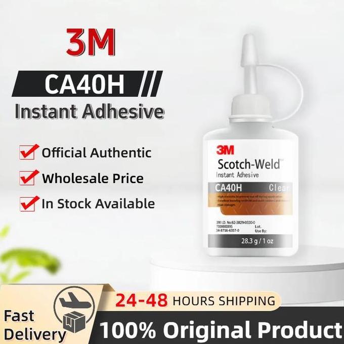 3M SCOTCH WELD INSTAN ADHESIVE CA40H 28GR LEM PROSELEN GELAS KERAMIK KACA BAN RC HSP MN RGT TRAXXAS 