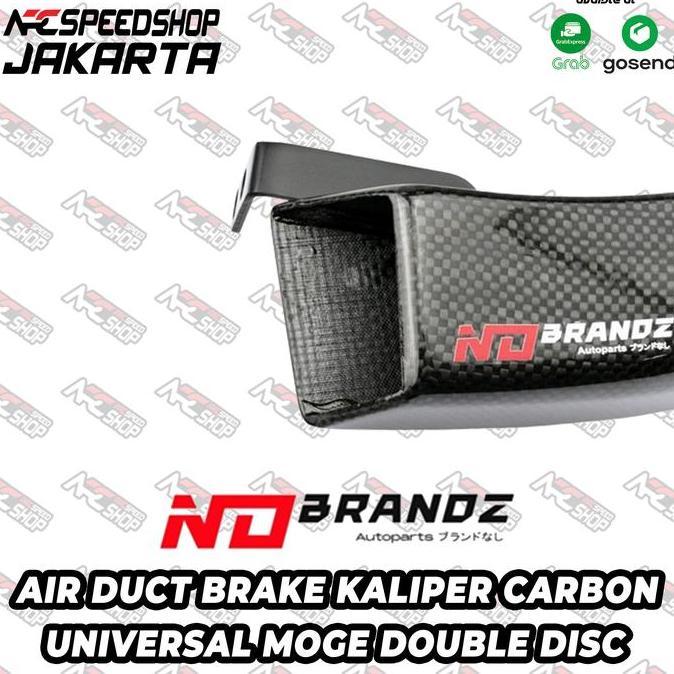 naomistyc- Pendingin Kaliper NoBrandz Air Duct Brake Cooler Carbon Kevlar No Brandz Universal Moge D