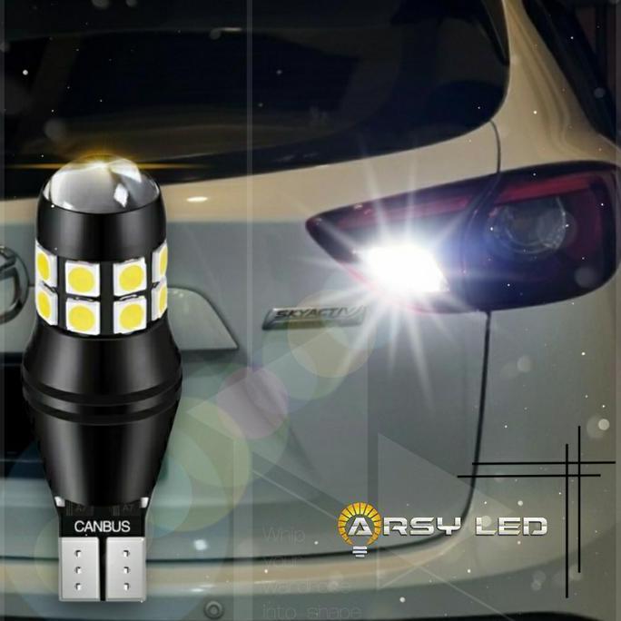 DV383 - ARSYLED Lampu LED Mundur T15 T16 w16w Mobil Mazda CX5 CX3 Mazda2 CX-5 CX-3