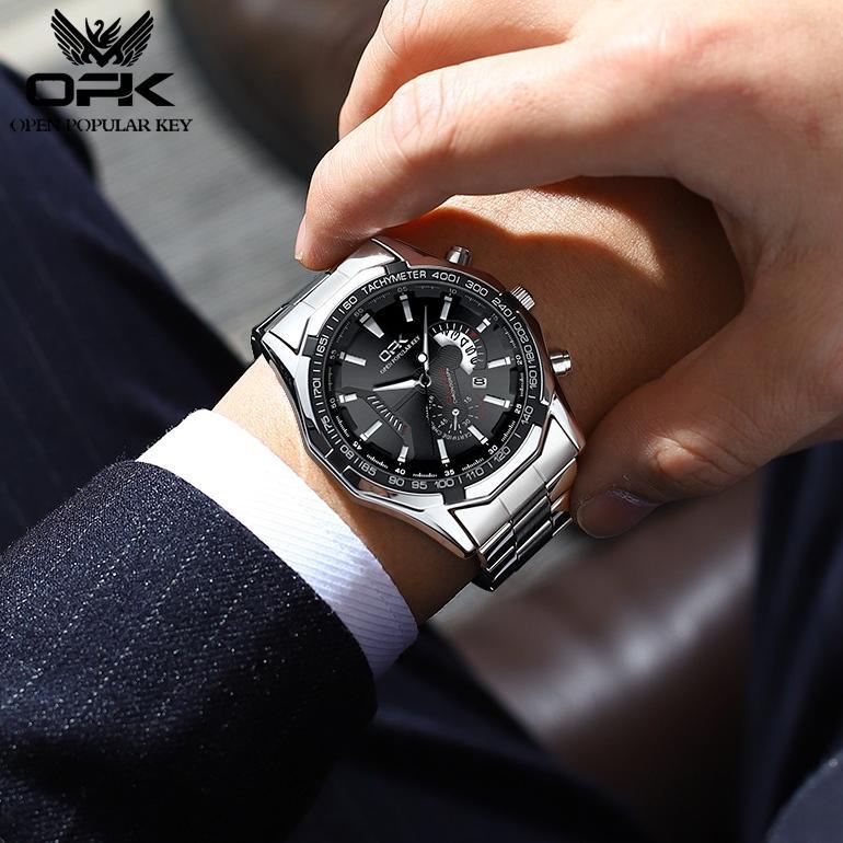 Terbaru Opk Jam Tangan Couple Anti Air Original Rantai Couple Watch Model 8105 8108