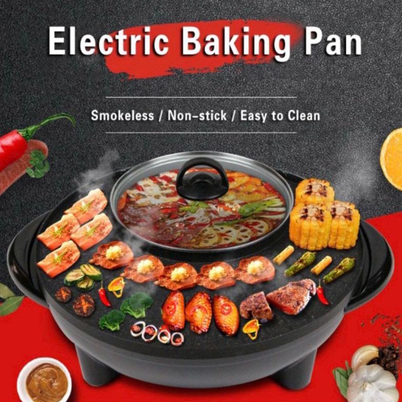 GURAISUMARTO ELECTRIC BARBEQUE GRILL PANGGANGAN LISTRIK BBQ PORTABLE / PEMANGGANG SATE LISTRIK BBQ T