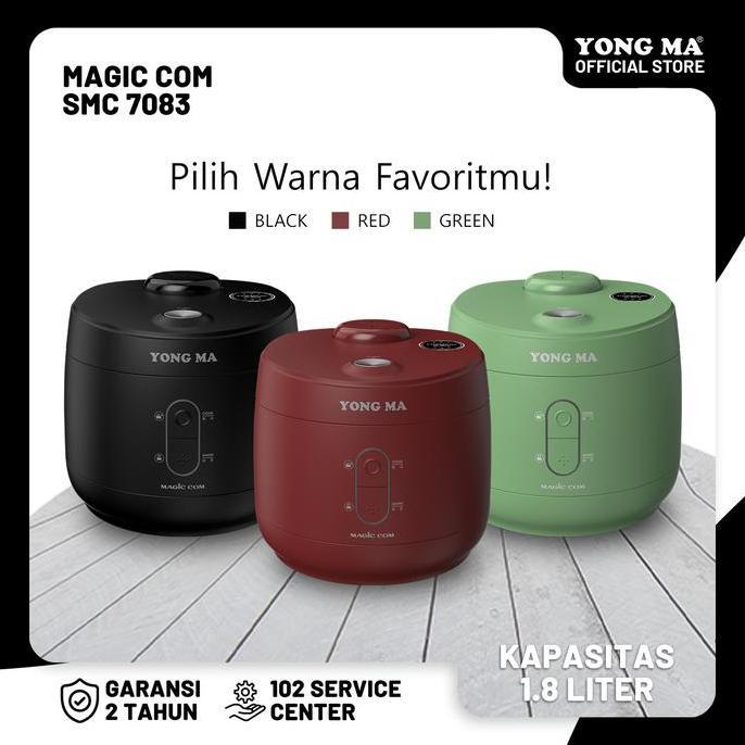 Didafanasi - YONG MA Magic Com SMC 7083 Rice Cooker Manual 1.8 Liter