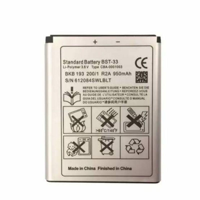 Baterai Sony Ericsson Se W 830I W850 W850I W830 W830I Bst-33 Bst33