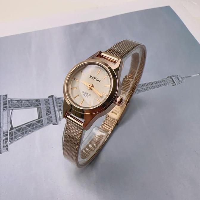 Ore- Marzo Jam Tangan Nita Barsh Tali Rantai Pasir Mini Analog Fashion M106