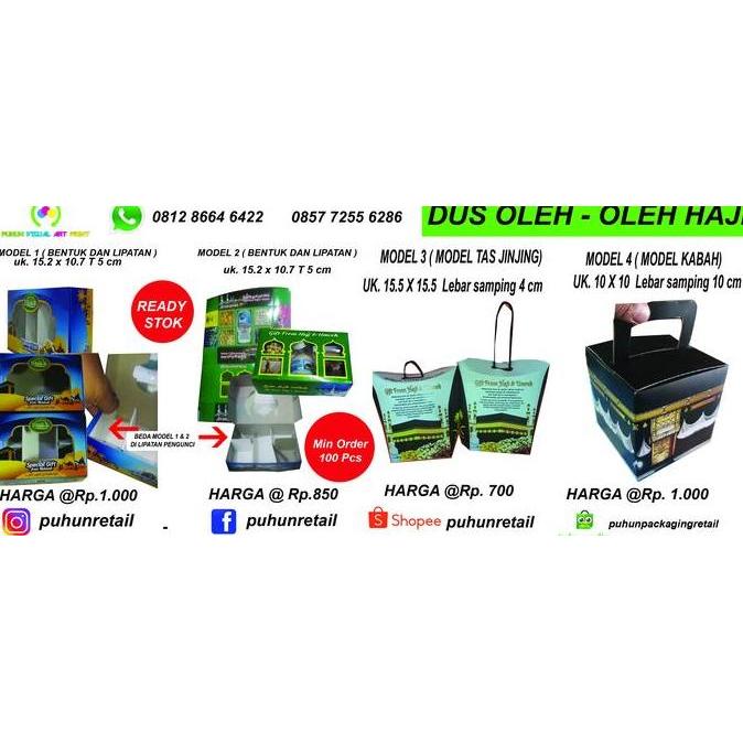 Tas paperbag dus oleh haji gift from