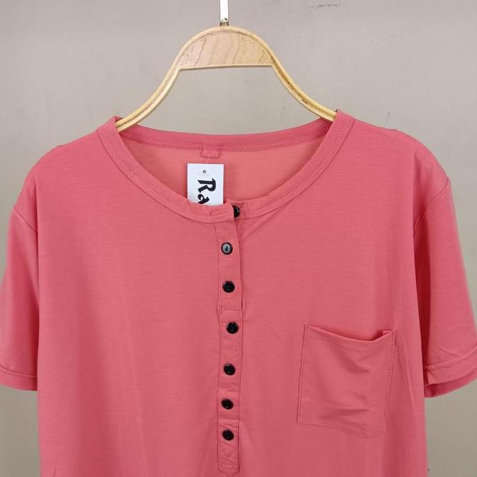 Girly- Atasan Blester Oval Pendek Nita Spandek Rayon Busui Friendly - Ramise