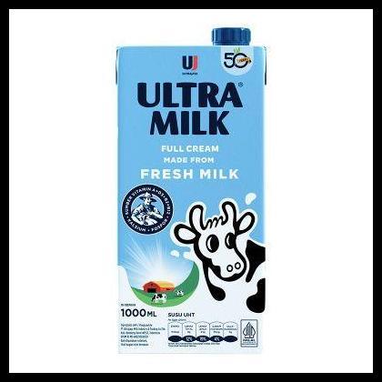 (Khusus Instan) Ultramilk Susu Uht Ultra Milk 1 L 1 Liter Promo