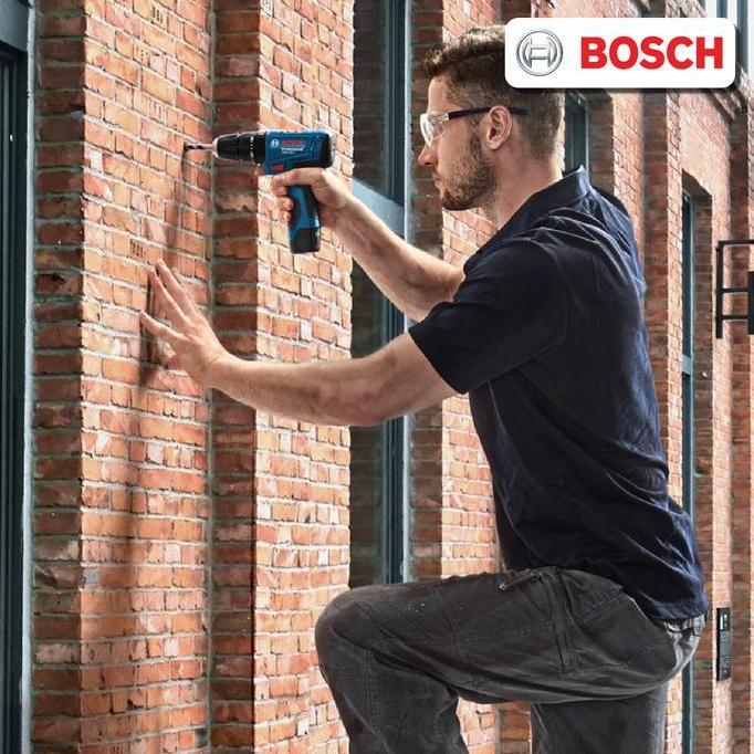 Bng- Bosch Gsb 120-Li Cordless Impact Drill Bor Tembok Baterai 120 Li Battery 1 Bor Cordless Bosch B