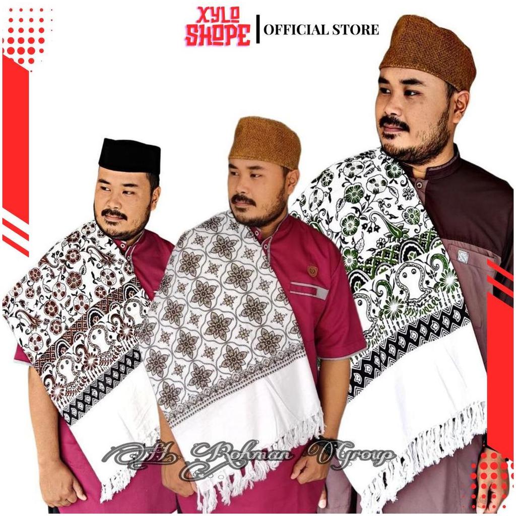 Sorban Rida Arida Solo Motif Terompah Logo Majlis Surban Kashmiri Serban Arabain SP Ori