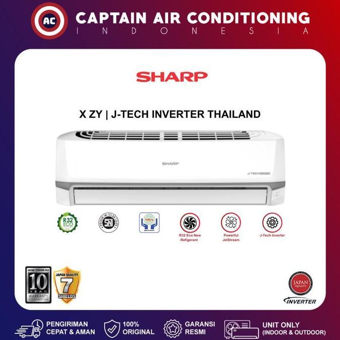 SHARP AC Split AH-X6ZY 1/2 PK J-Tech Inverter